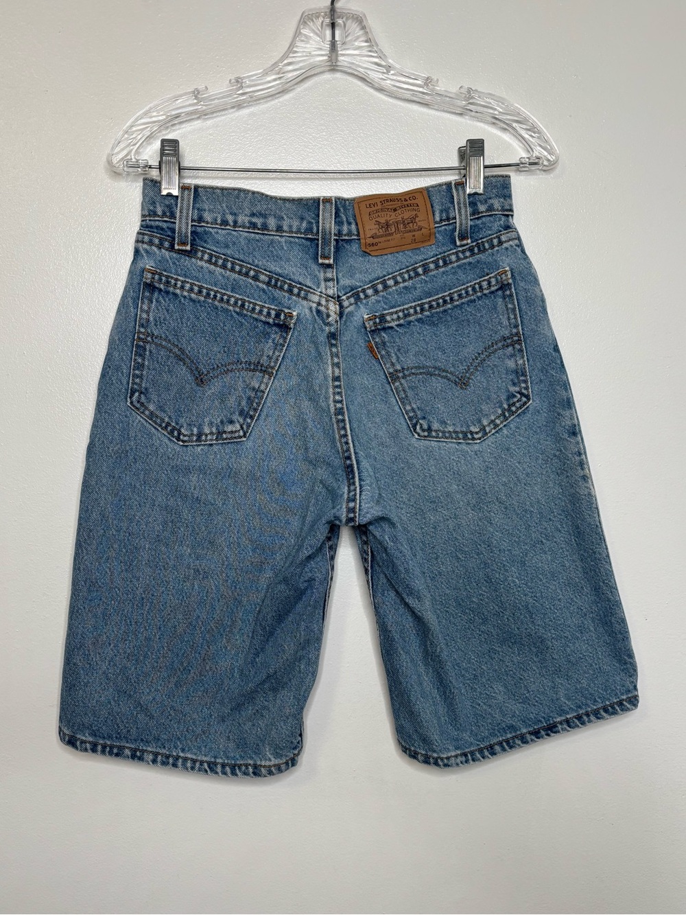 Vintage 90’s Levi 560 Shorts Jean Denim Mens 28